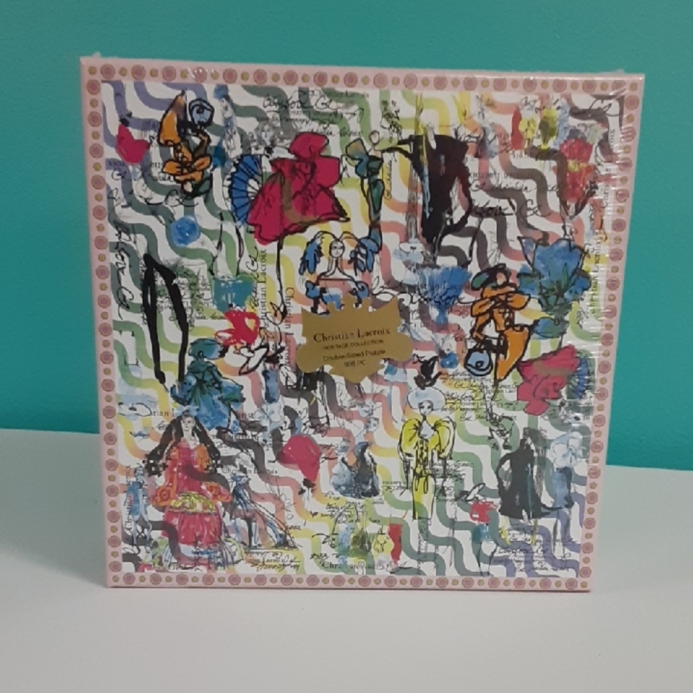 Christian Lacroix Multicolor Abstract Puzzle, Double Sided, 500 Pcs